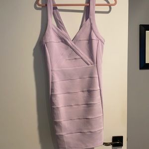 Lilac bandage dress